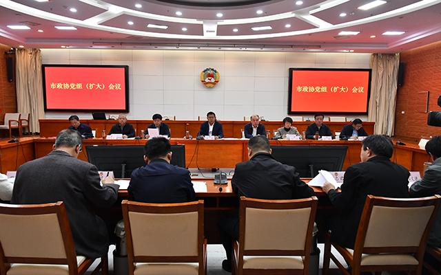 市政协召开党组（扩大）会议